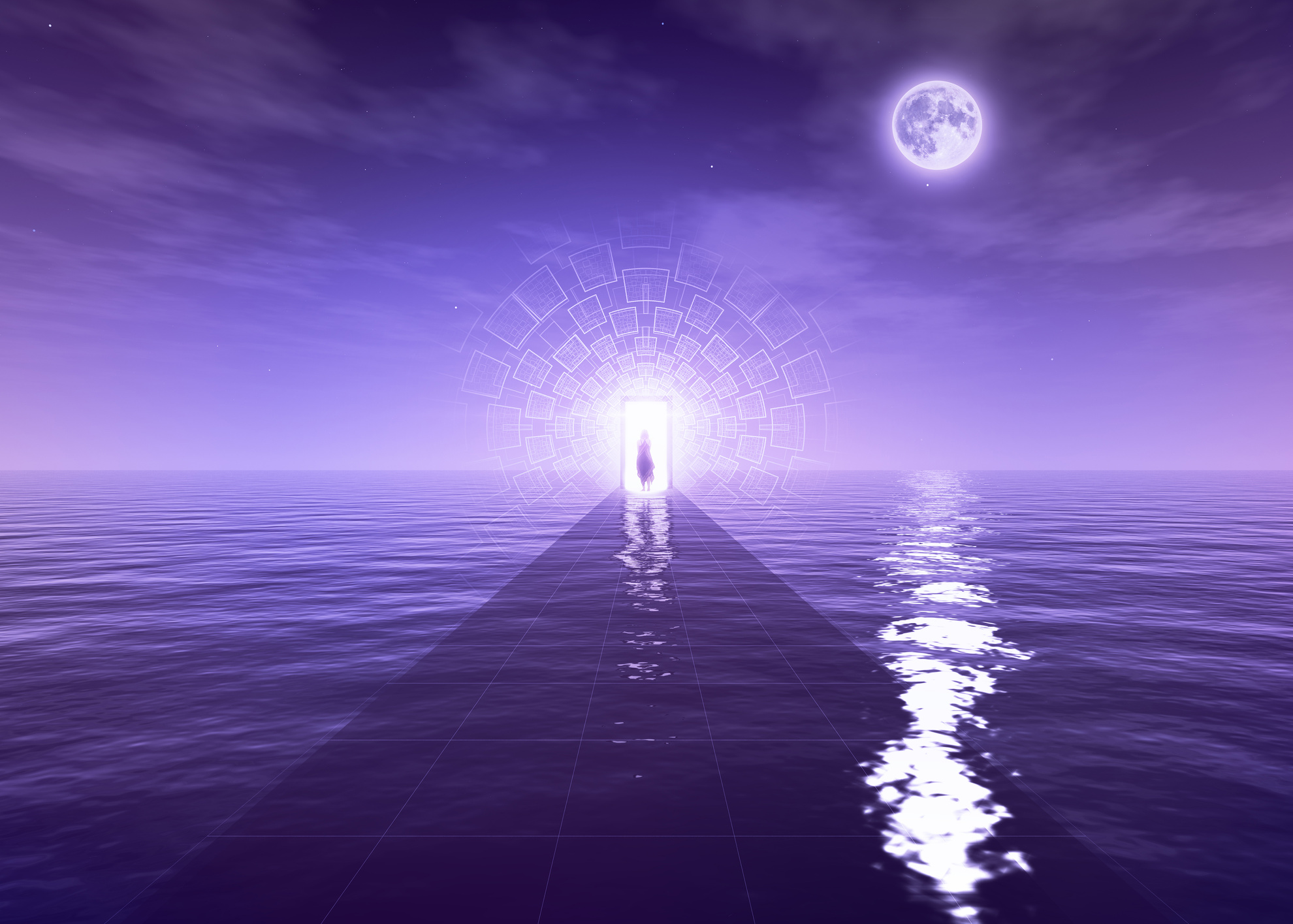 Spiritual Awakening or Enlightenment Path Concept