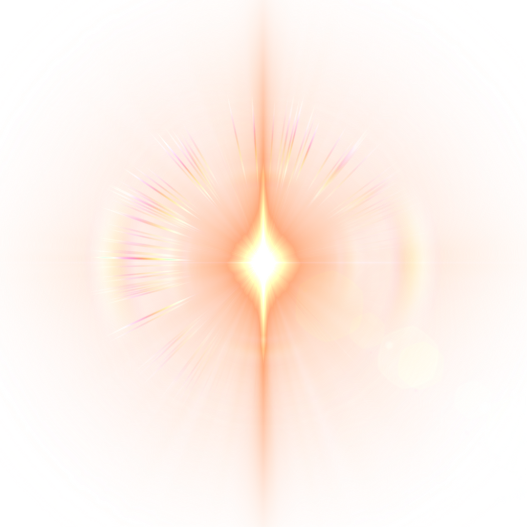 Lens flare light special effect