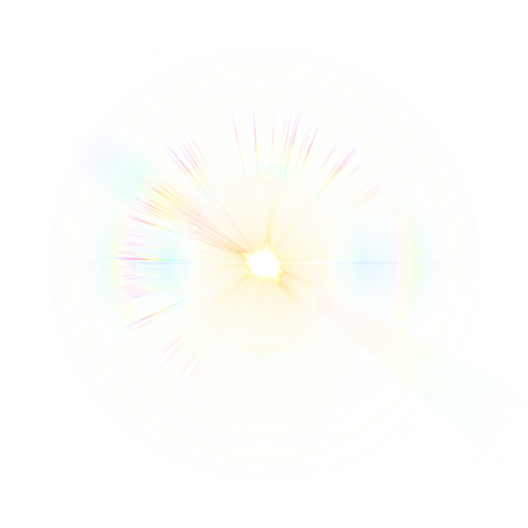 Lens flare light special effect
