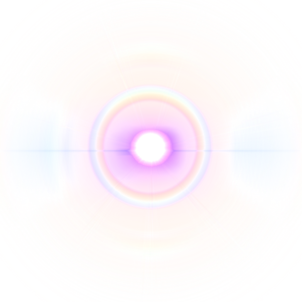 Lens flare light special effect