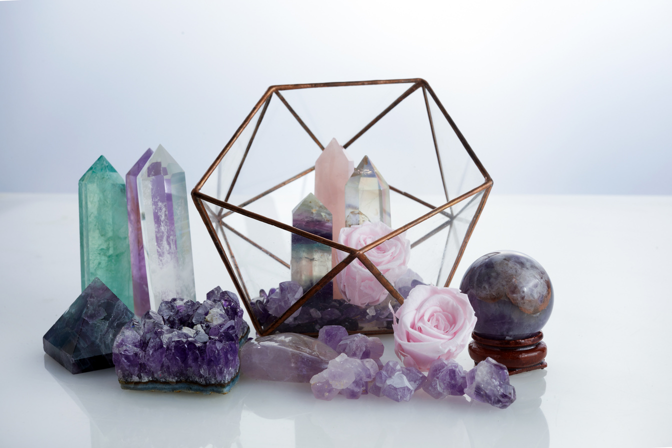 Healing Gemstones Crystals. Reiki, Esoteric